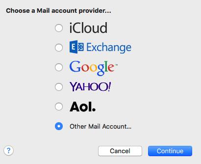 step 3 choose other mail account